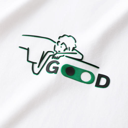 GXG男装【100%棉】秋季卡通人物印花男士日常简约打底t恤K&C 商品图5