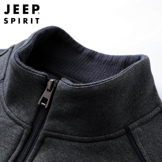 JEEP SPIRIT卫衣男春秋开衫外套男夹克休闲运动立领衣服HL7019 商品图4