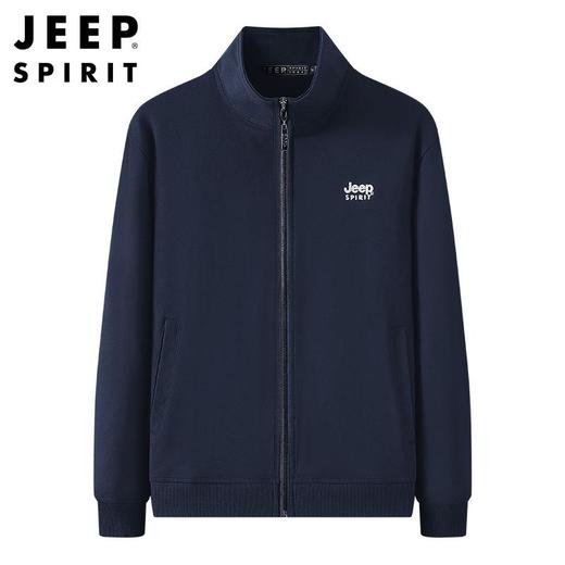 JEEP SPIRIT春秋卫衣男士运动开衫外套百搭宽松休闲衣HL2026（主推） 商品图3