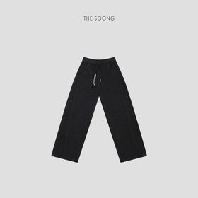 THESOONG|"云绒裤"醋酸羊毛缎面锁温云绒暖感中腰休闲裤HWKZ8266