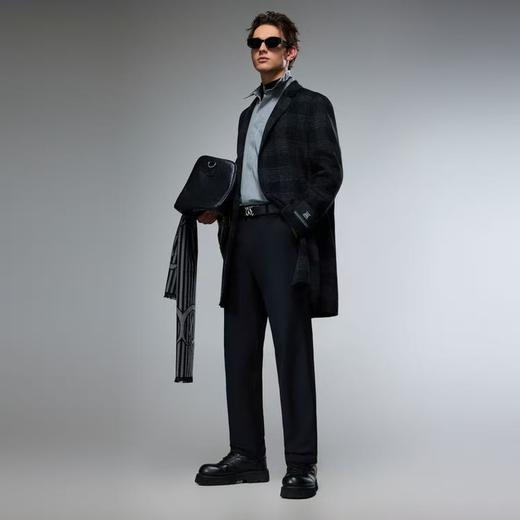 卡宾CABBEEN 格子双面呢大衣2254178003 商品图2