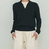 AddOne+1New早秋休闲日常翻领假两件针织衫长袖混纺羊毛柔软 商品缩略图1