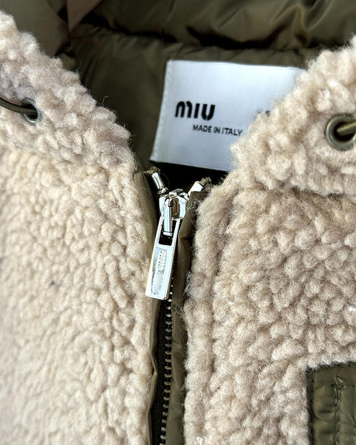 现货 THS-限时 miu家 女士泰迪羽绒夹克外套 科技面料加厚外套 BF1131 商品图6