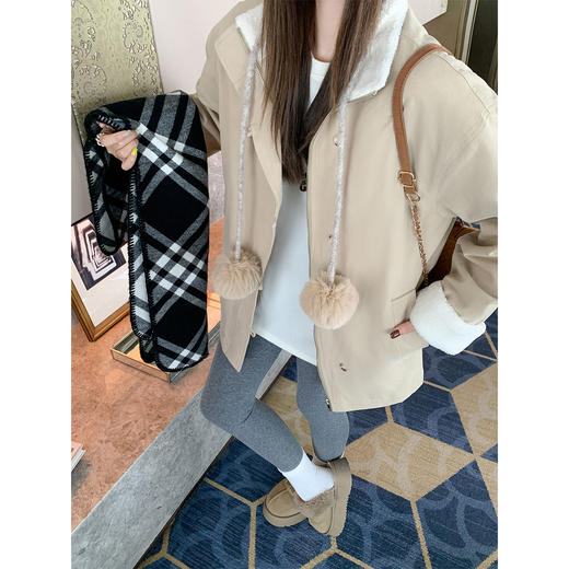 <曾小咸推荐> 现货秒杀！微信超特价！毛毛领夹棉外套 日常299.99 立减150 秒杀149.99！ 商品图4