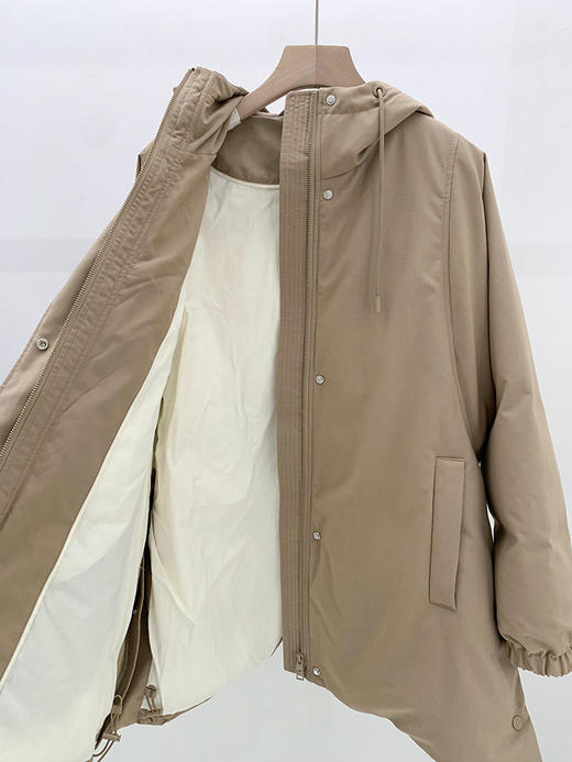 【高品质私服】【IC丝羊毛平纹布羽绒服】宽松廓形 包容身材 易于叠穿【无标出货 介意慎拍】 商品图11