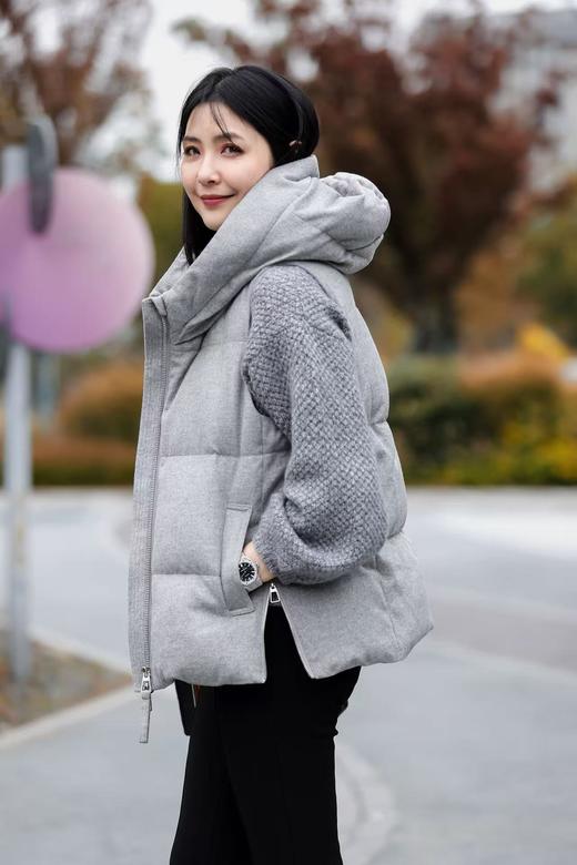 MAISON COVET 连帽白鹅绒马甲 商品图7