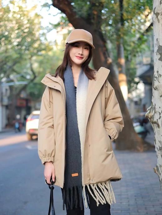 【高品质私服】【IC丝羊毛平纹布羽绒服】宽松廓形 包容身材 易于叠穿【无标出货 介意慎拍】 商品图6
