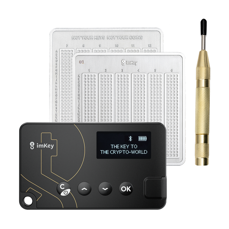 【离线备份】imKey 硬件钱包+助记词冲压板L1 Pro