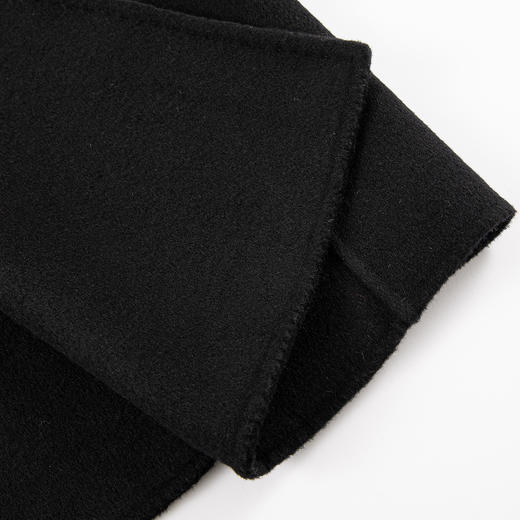 QH956斯尔丽25新款经典收腰放摆显瘦气质高级感双面呢长款大衣 商品图7