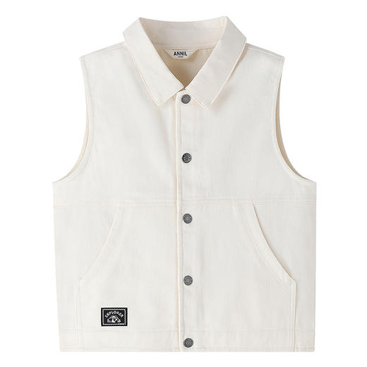 男女童翻领马夹春季新款安奈儿童装EM612562 商品图6