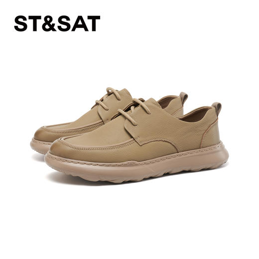 星期六男士日常通勤舒适百搭皮鞋SSD3122018 商品图6