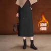 加绒保暖垂感修身直筒裙，松紧腰休闲半身裙显瘦高腰长裙MYX-KDFY-01265-L 商品缩略图2