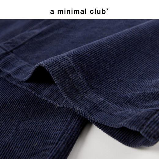 a minimal club复古细坑条纹灯芯绒长裤直筒宽松弹力腰围AM5ATR09 商品图3