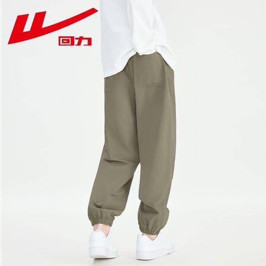 回力工装裤男2025春秋新款黑色束脚休闲裤潮流百搭运动宽松长裤子 商品图8