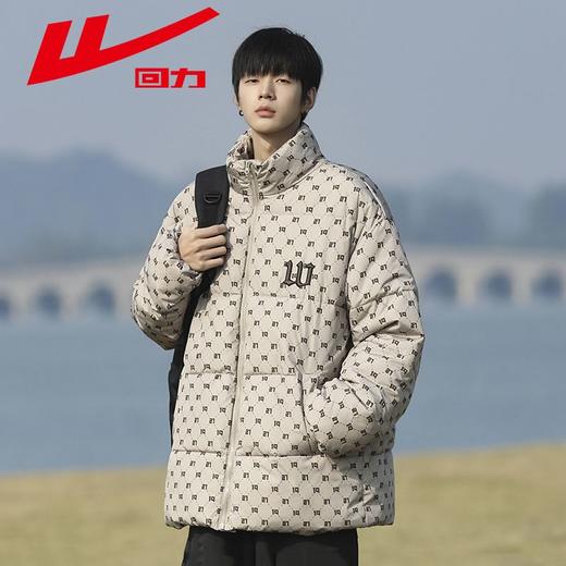 回力棉服外套男款2025冬季拼色防风立领棉袄男士加厚保暖棉衣男潮 商品图8