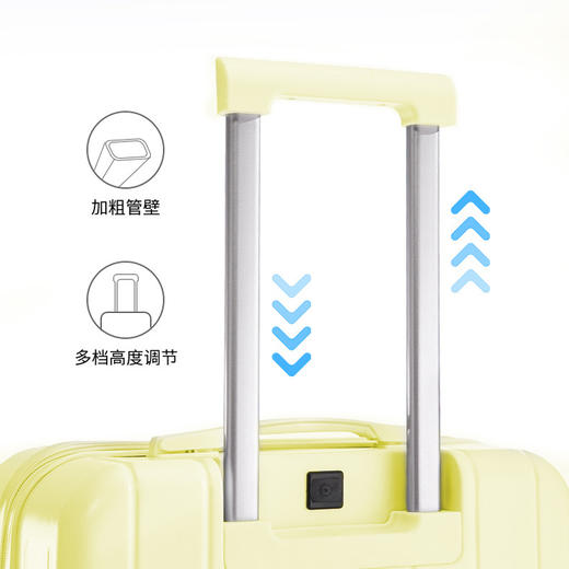 驿客马卡龙系列拉杆箱21英寸EKX-6018  黄色 商品图3