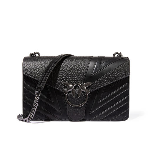 1P21EYY5U1Z99 PINKO 品高PINKO牛皮复古大象印花链条单肩包燕子包女式斜挎包女包 商品图1