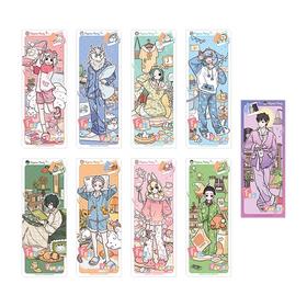 非人哉 睡衣派对系列 镭射票 全9种 8包/盒 国谷