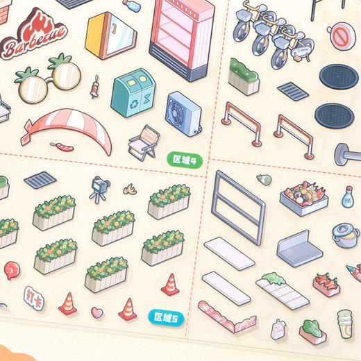 乐园系列造景贴纸卡通贴纸-纪念日百货门店同款167948493 商品图2
