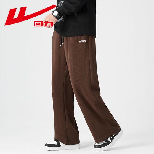 回力运动裤男2023秋冬新款直筒宽松垂感休闲裤阔腿潮牌灯芯绒卫裤 商品图9