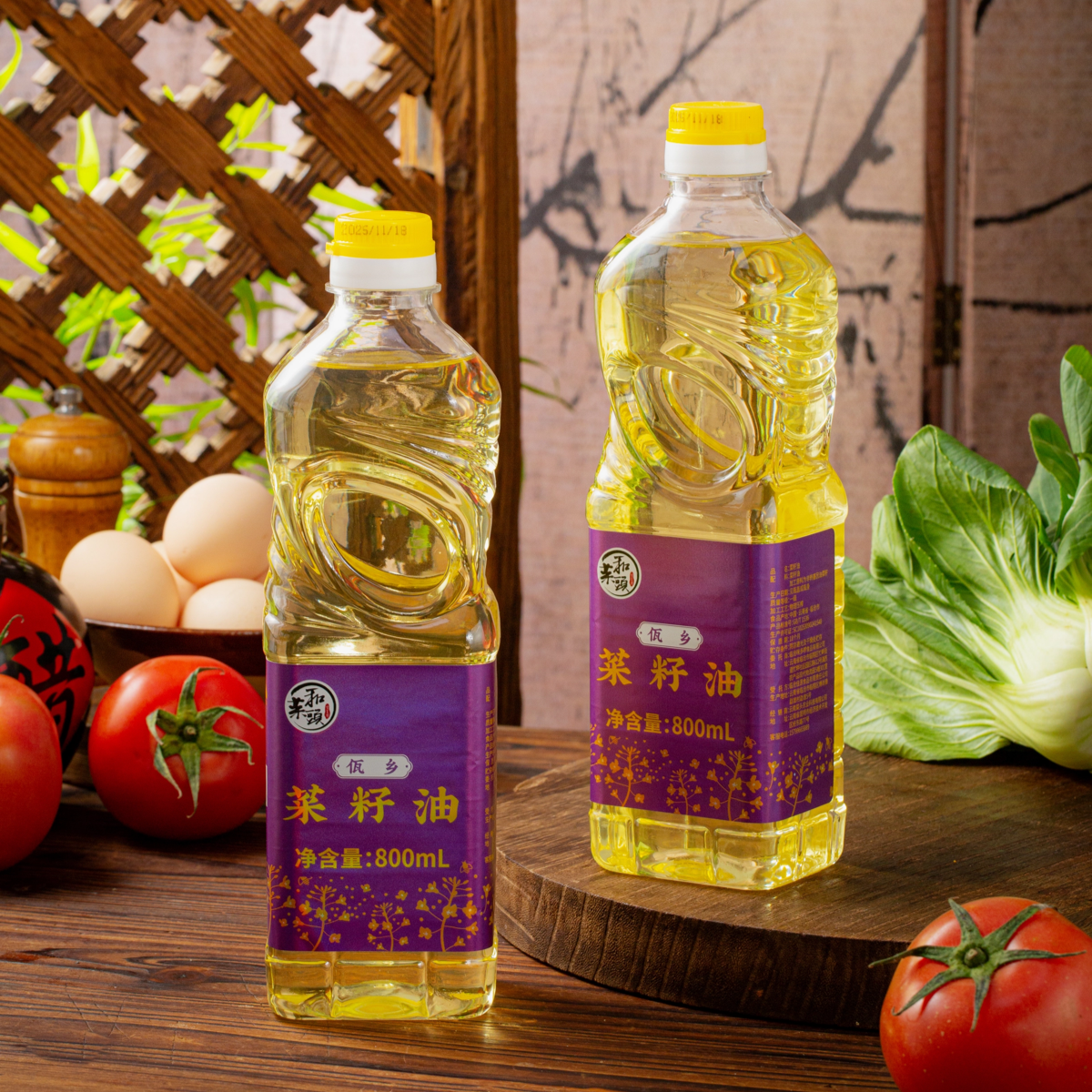 菜头商城 佤乡菜籽油 净含量800毫升