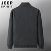 JEEP SPIRIT卫衣男春秋开衫外套男夹克休闲运动立领衣服HL7019 商品缩略图3
