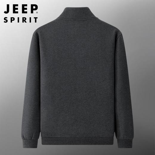 JEEP SPIRIT卫衣男春秋开衫外套男夹克休闲运动立领衣服HL7019 商品图3