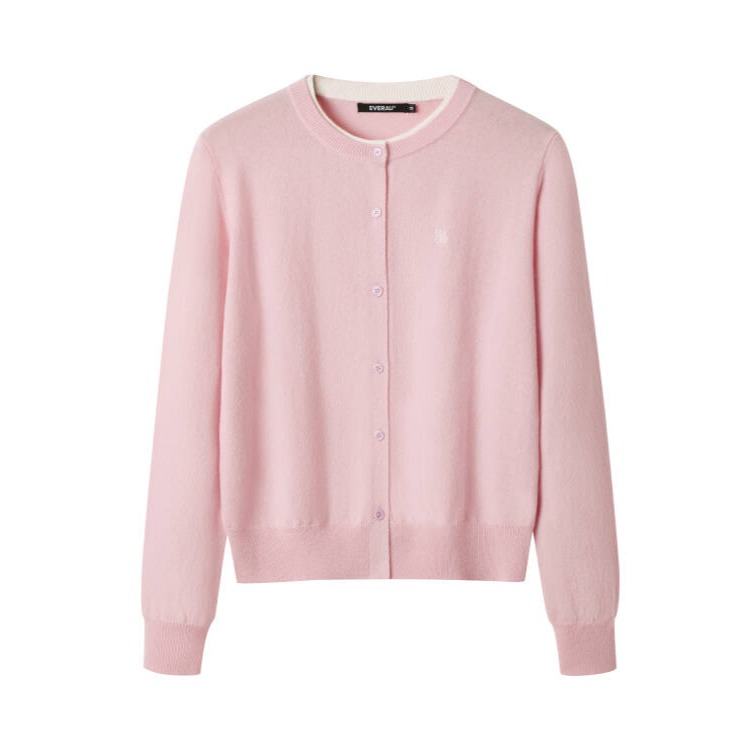 【澳洲品牌】EVERAU芋泥烤奶羊毛开衫EA8039