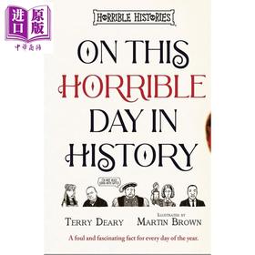 【中商原版】在这历史上可怕的一天 中级阅读 趣味历史 英文原版 On This Horrible Day in History Terry Deary