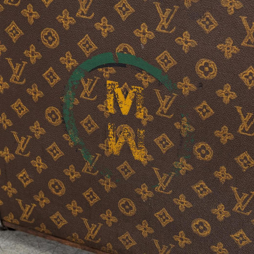 独角鹿西洋古董1920年代法国顶级奢侈品牌路易威登出品Monogram帆布经典老花款帽箱 商品图13