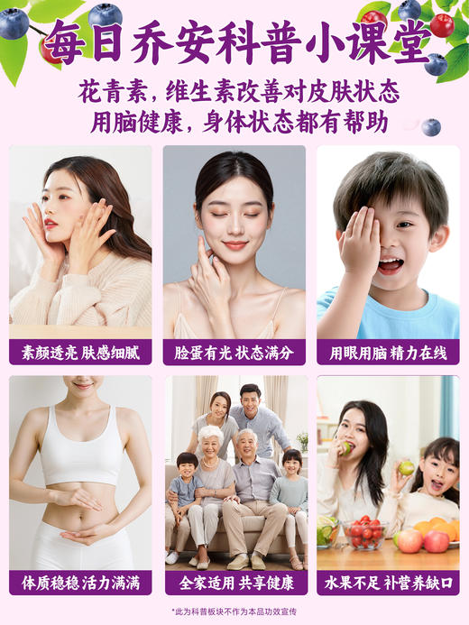 每日乔安·每日7莓原浆640ml配料干净不加1滴水 只有7种莓果 蓝莓草莓蔓越莓巴西莓树莓桑葚黑莓 商品图5