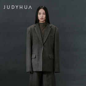 JUDYHUA 凝望系列格纹西装外套