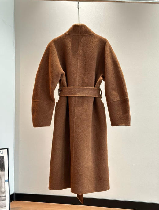 原单致知石湖仙丝牦牛绒长款大衣112605 商品图8