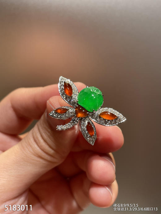 5183011，蝴蝶戒指。具体价格微信咨询 商品图6