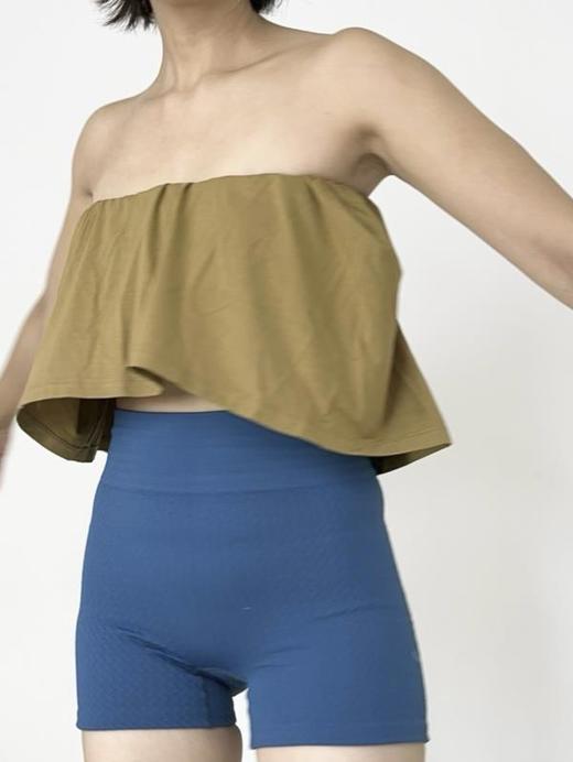 AddOne+1 New 瑜伽内观流普拉提亲肤竹纤维防滑A字版宽松抹胸 商品图4