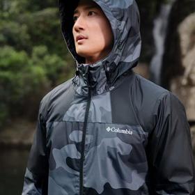 【大牌4.5折秒杀】Columbia哥伦比亚冲锋衣男秋冬户外防水耐磨单层连帽外套WE3535