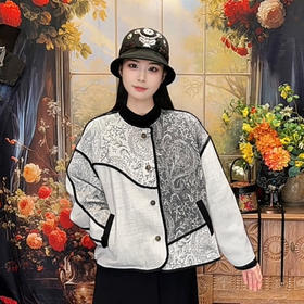 线游岚龙民族风拼接外套 | 现货加急发