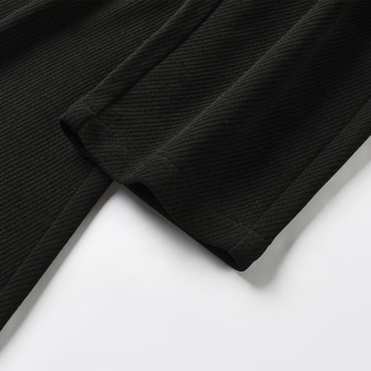 2025春新款男士休闲裤简约纯色锥形裤腰带设计百搭通勤长裤男K&C 商品图6