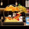 财源广进招财猫发财树摆件 新中式客厅店铺装饰品礼品 元旦新年春节礼物 商品缩略图3