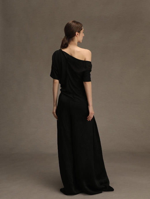 ranyepersonal｜PARADOX25TR01-2 肌理醋酸黑色西装裤 [ 黑 ] 商品图9