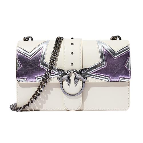 1PGKY210VY3Y5CN8 PINKO 品高PINKO牛皮燕子包飞鸟包五角星图案单肩包女式斜挎包女包 商品图0