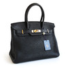 【98新闲置】Hermes爱马仕Birkin黑金Togo皮Birkin 30铂金包手提包女士191125NJS16 商品缩略图2