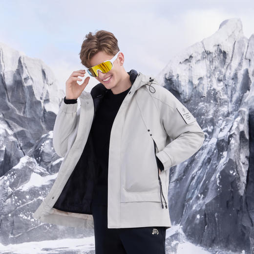 半身缘男装 男季户外时尚防风保暖工装羽绒服254312P01710148 商品图2