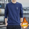JEEP SPIRIT秋冬绒加厚圆领长袖羊羔绒卫衣宽松羊羔绒卫衣HL7604D 商品缩略图3