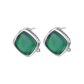 ZGHJYES-2 中国黄金China Gold 925银耳环耳饰银耳环银耳钉银耳扣银饰品时尚礼物银首饰