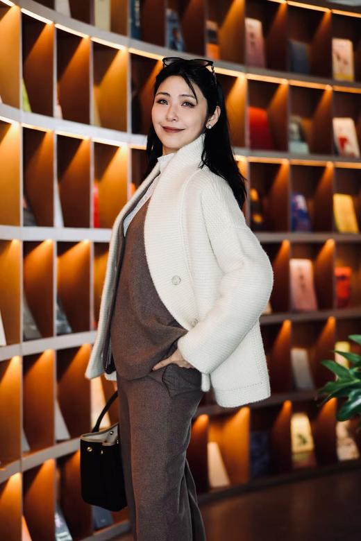 MAISON COVET 纯山羊绒翻领开衫外套 商品图6