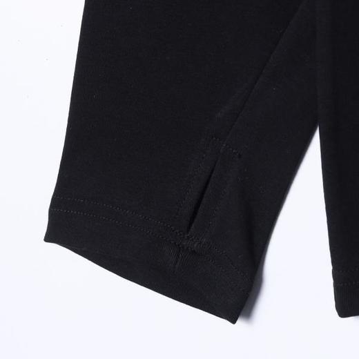 T5040SDSA男士秋冬新款痞帅男装简约手绘泼墨字母设计立领长袖T恤百搭 商品图3