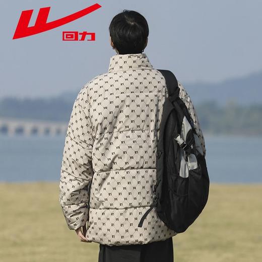 回力棉服外套男款2025冬季拼色防风立领棉袄男士加厚保暖棉衣男潮 商品图9