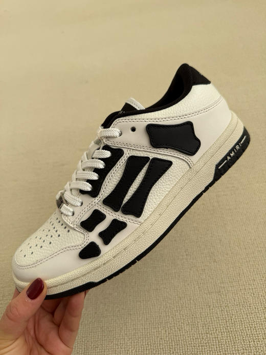 1120-6 断码亏清 渠道圆正 王一博/杨幂 AM潮流骨头鞋 情侣款拼接皮板鞋 准码选 轻便舒适 商品图5