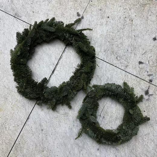 圣诞节诺贝松花环圣诞花环（裸圈）批发预定 商品图10